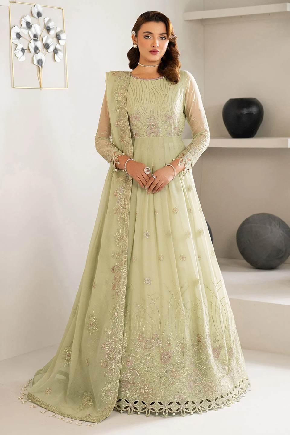 Alizeh chiffon Formal | Zenel AF-CH-2189