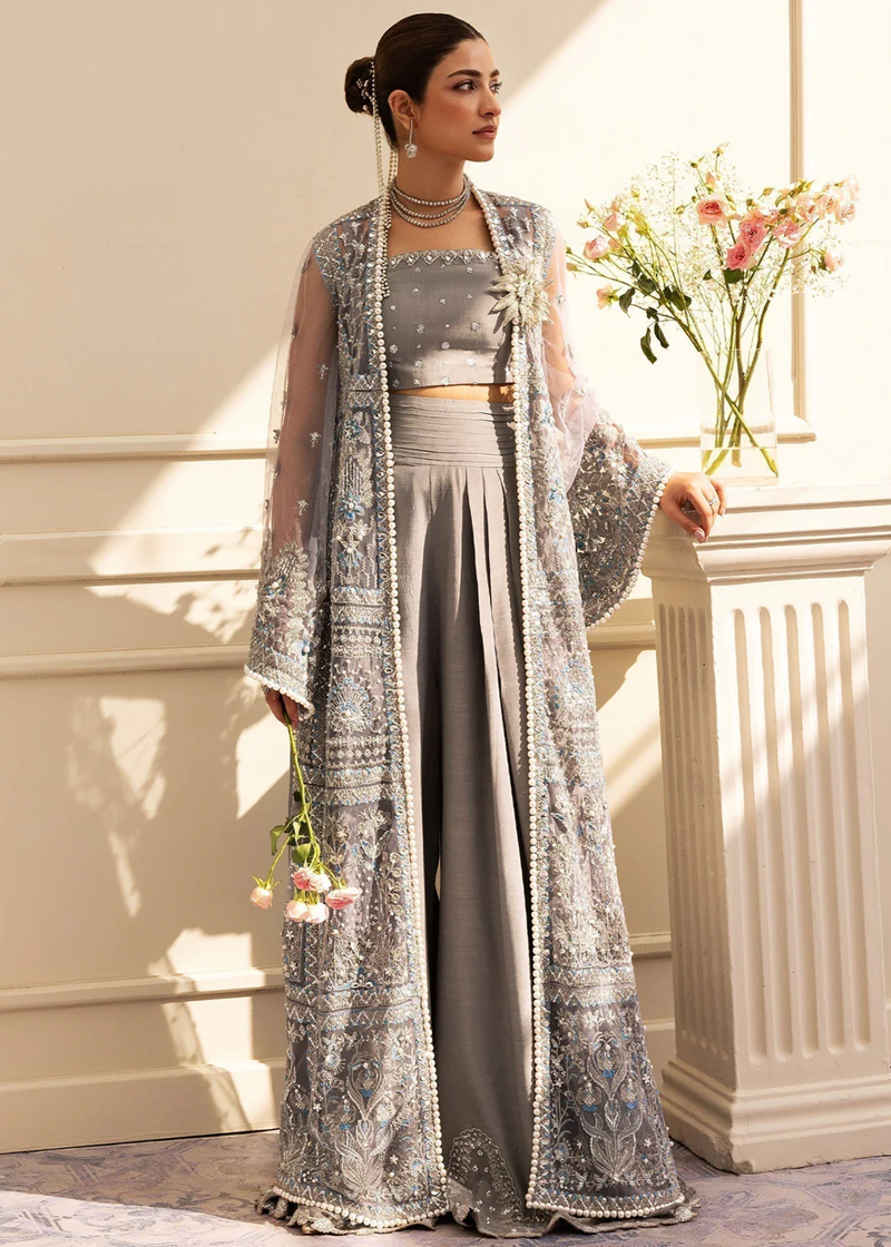Sadaf Fawad Khan Siraa Festive 3 PCS Unstitched | OVERCAST WHISPER