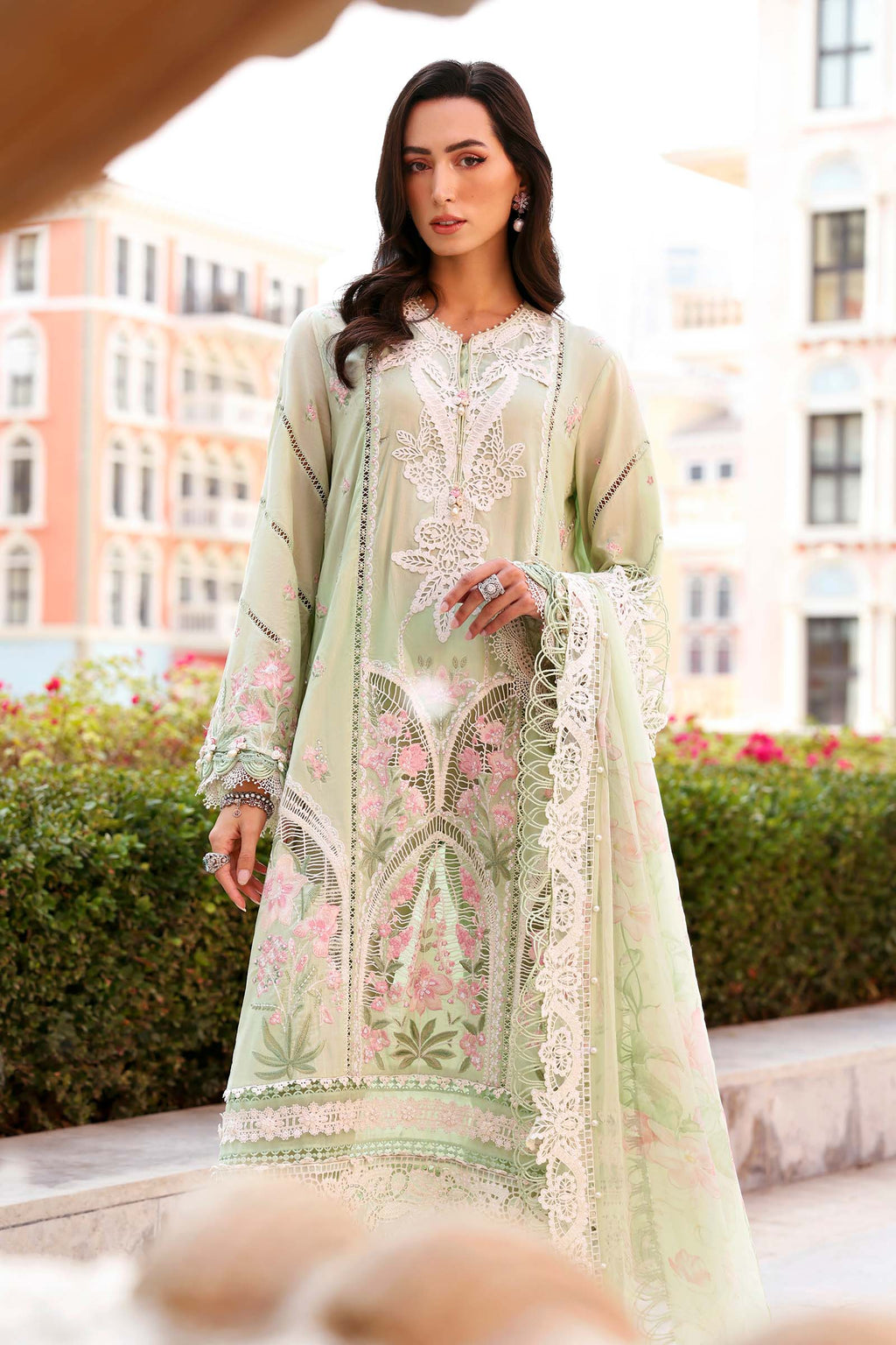 Maria B Luxury Lawn 3PCS Unstitched Collection 2026 | 11A - Mirha Fashion