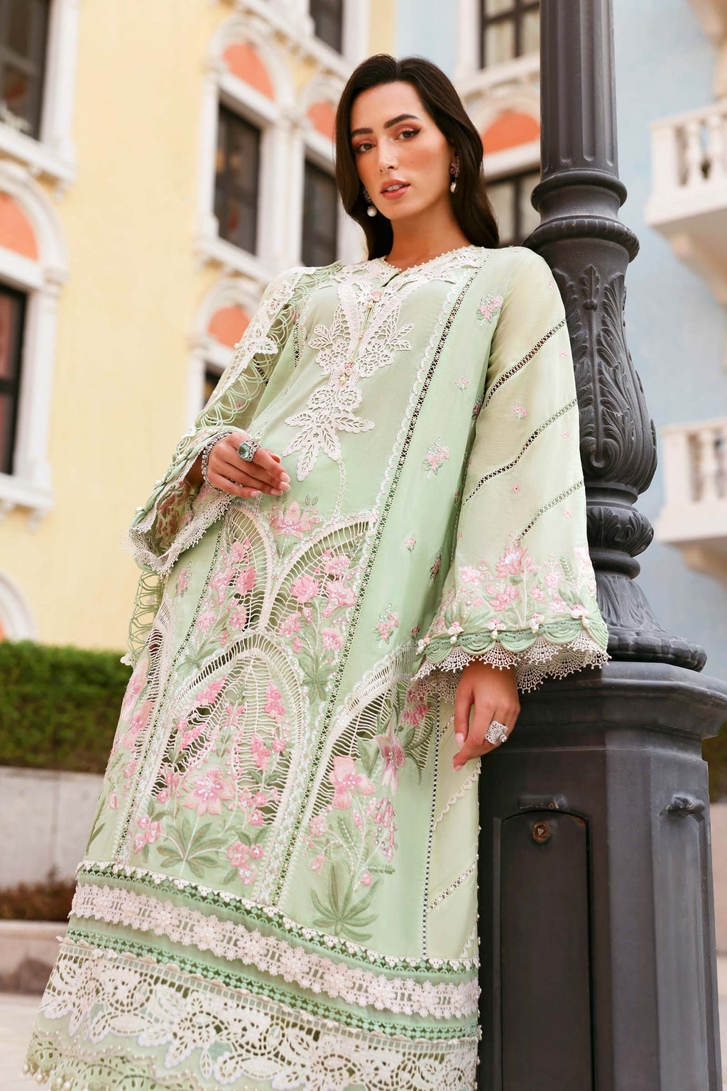Maria B Luxury Lawn 3PCS Unstitched Collection 2026 | 11A - Mirha Fashion