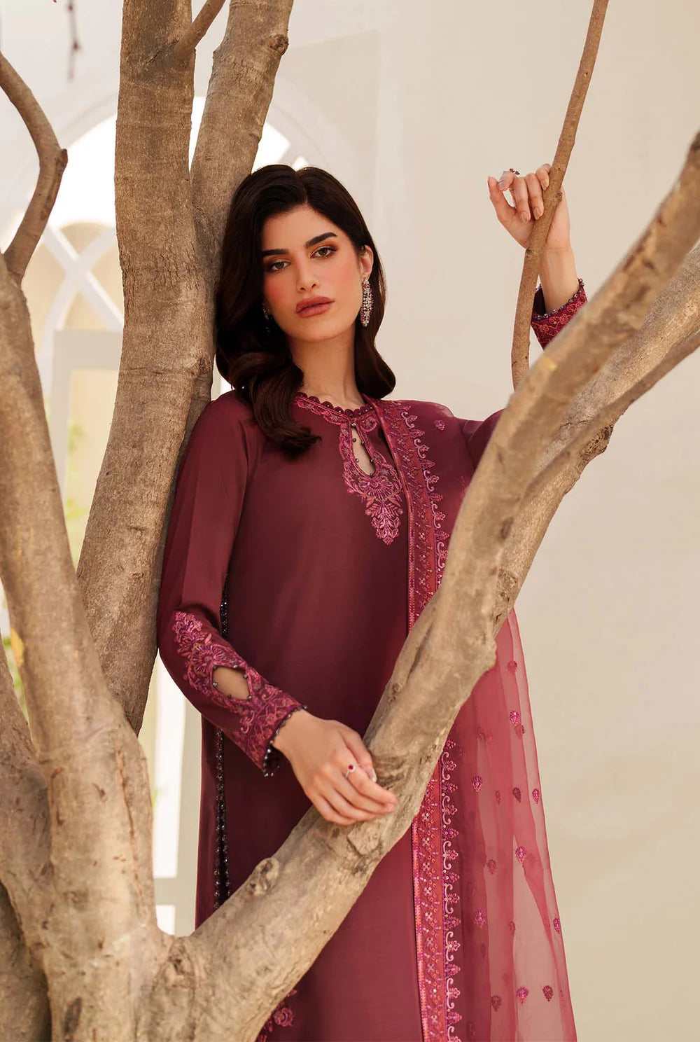 Zarif Exclusive Tabeer the Silk Edit Unstitched Collection 2026 | 01 MALIKA - Mirha Fashion