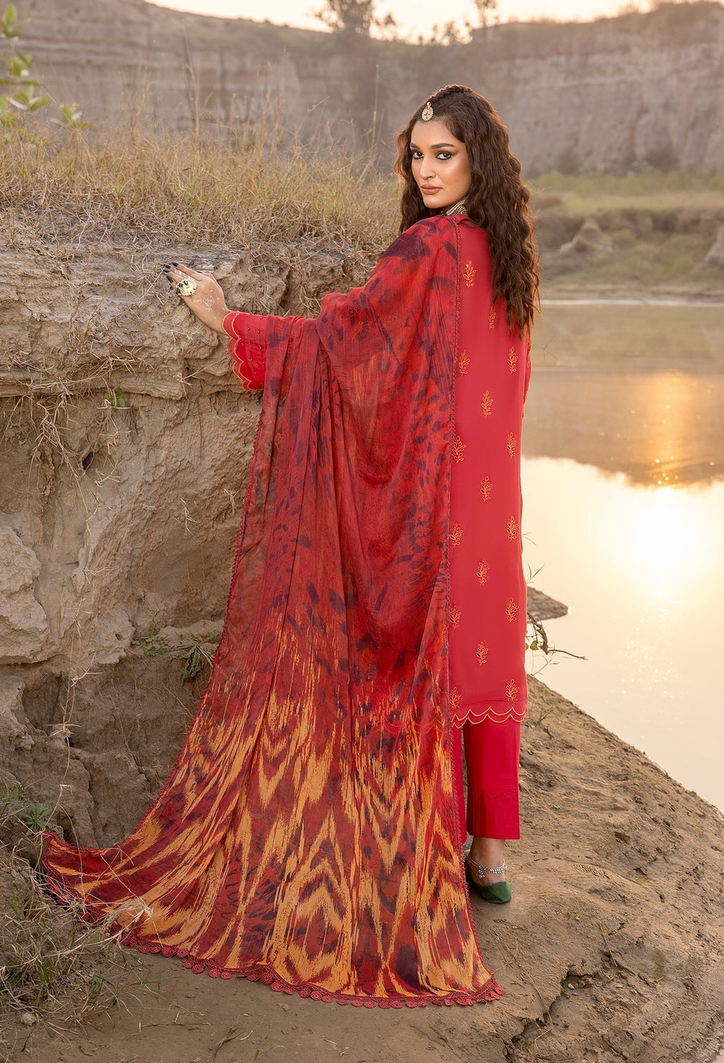 Adan Libaas Lawn By Hafsa Zia ADL101 -5527 - Mirha Fashion