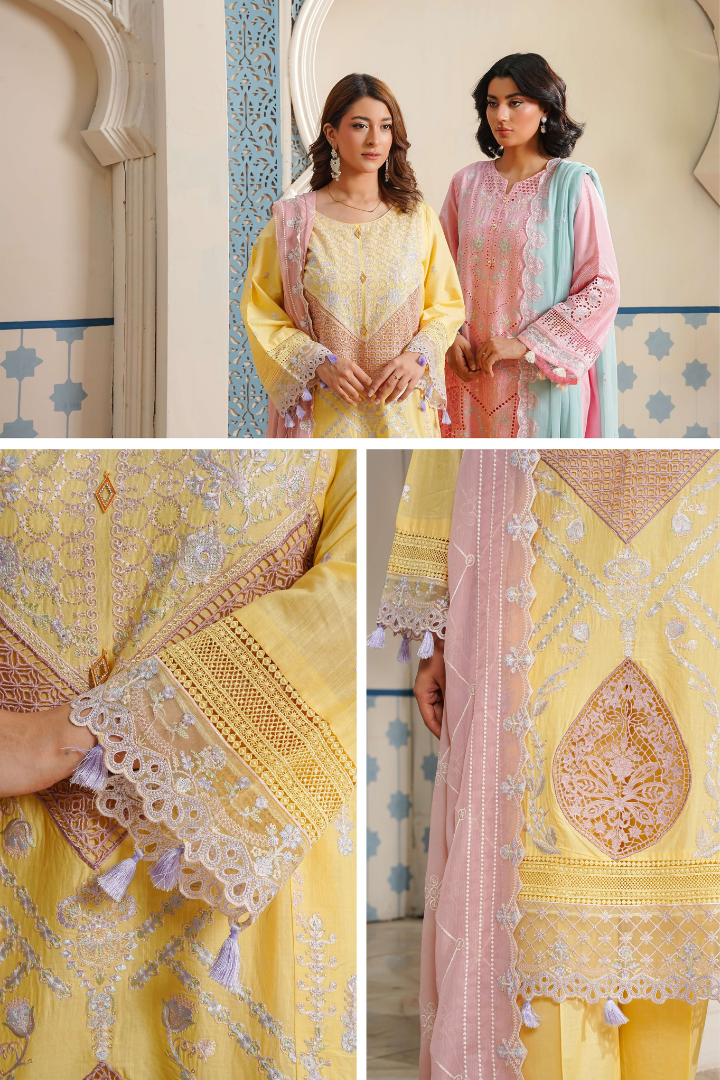 Shaanse Luxury Cotton Lumiere Drop-1 Ready to Wear Collection 2026 | Yellow
