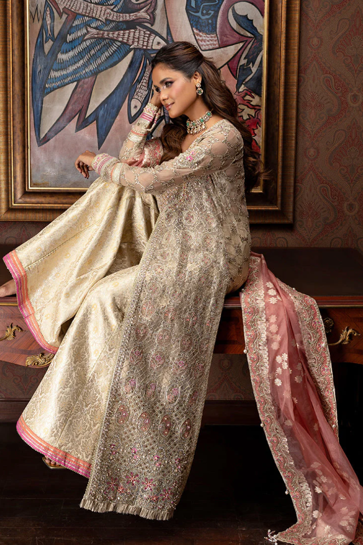 Mushq Darlings Wedding 3PCS Unstitched Collection 2025 | MUNWD250104 Jhilmil