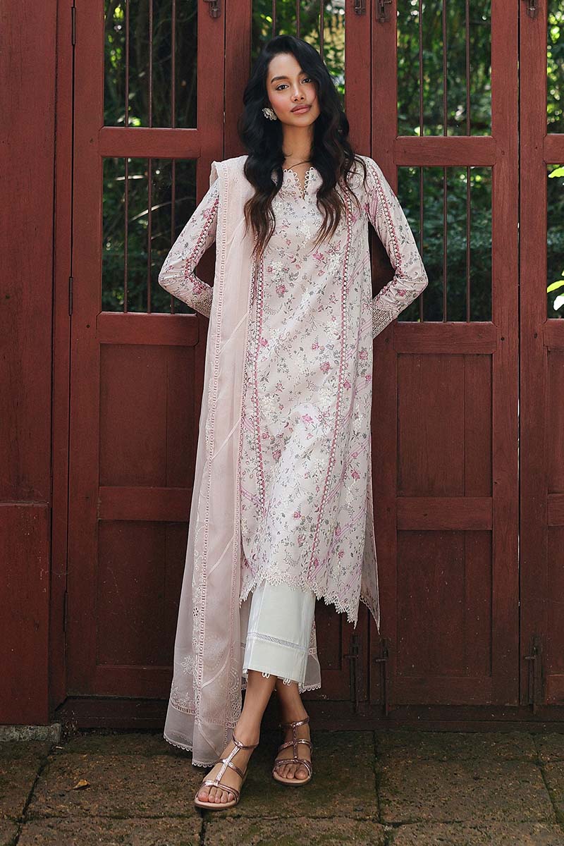 Qalamkar Qprints 3PCS Unstitched Lawn Collection 2026 | AX # 02 (A) AILSA