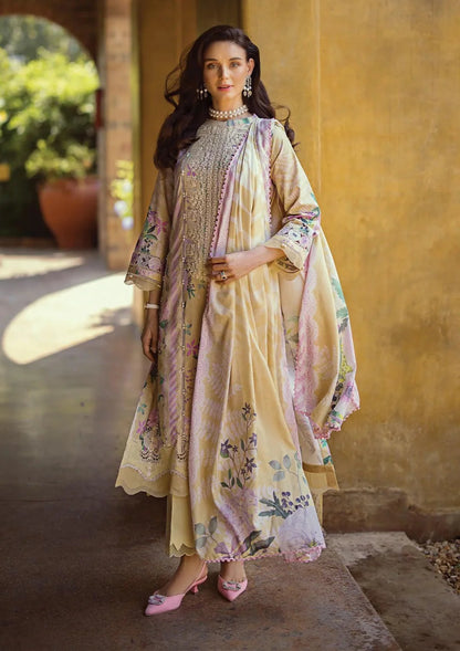 Elaf Print Chikankari Lawn Collection 2024 | Twinkle | ECT-4A