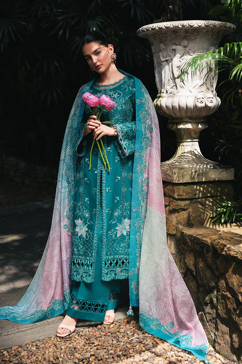 Qalamakar Qline Lawn Drop 1 Unstitched Collection 2026 | SAPPHIRE - Mirha Fashion
