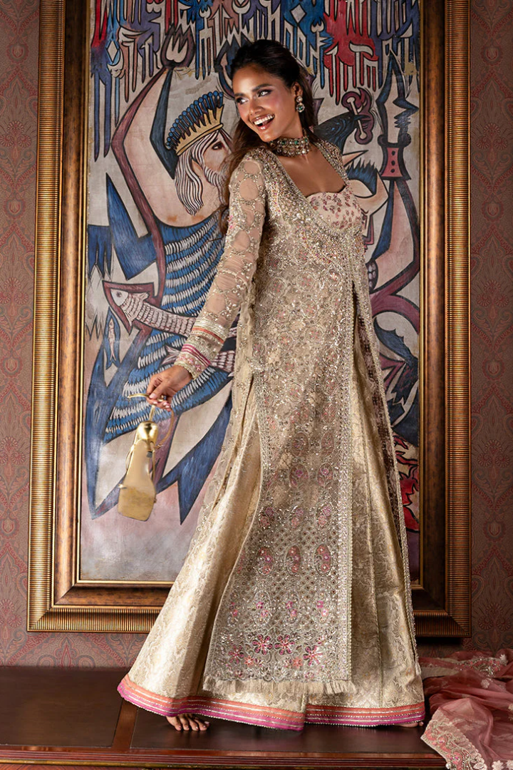 Mushq Darlings Wedding 3PCS Unstitched Collection 2025 | MUNWD250104 Jhilmil