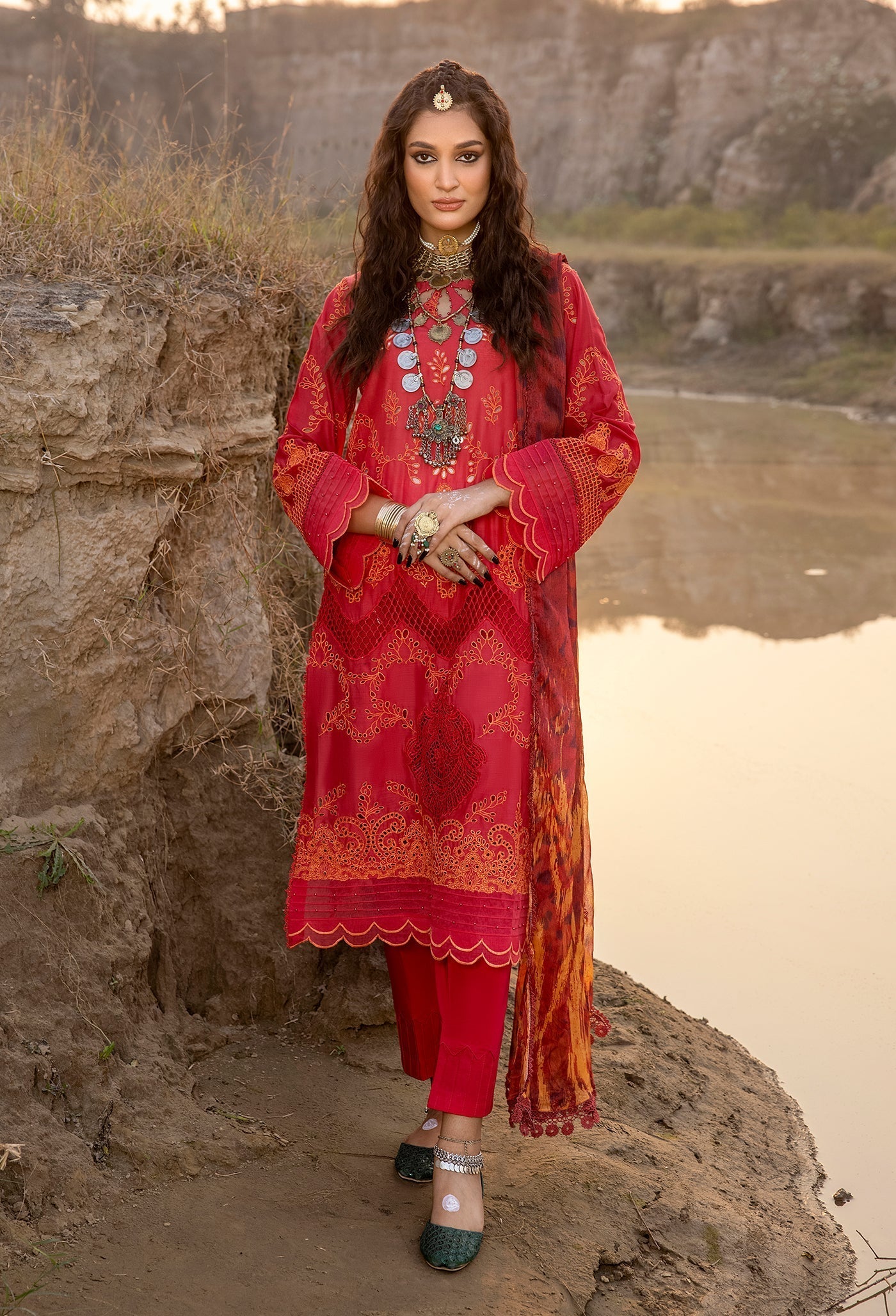 Adan Libaas Lawn By Hafsa Zia ADL101 -5527 - Mirha Fashion