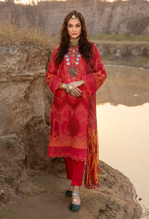 Adan Libaas Lawn By Hafsa Zia ADL101 -5527 - Mirha Fashion