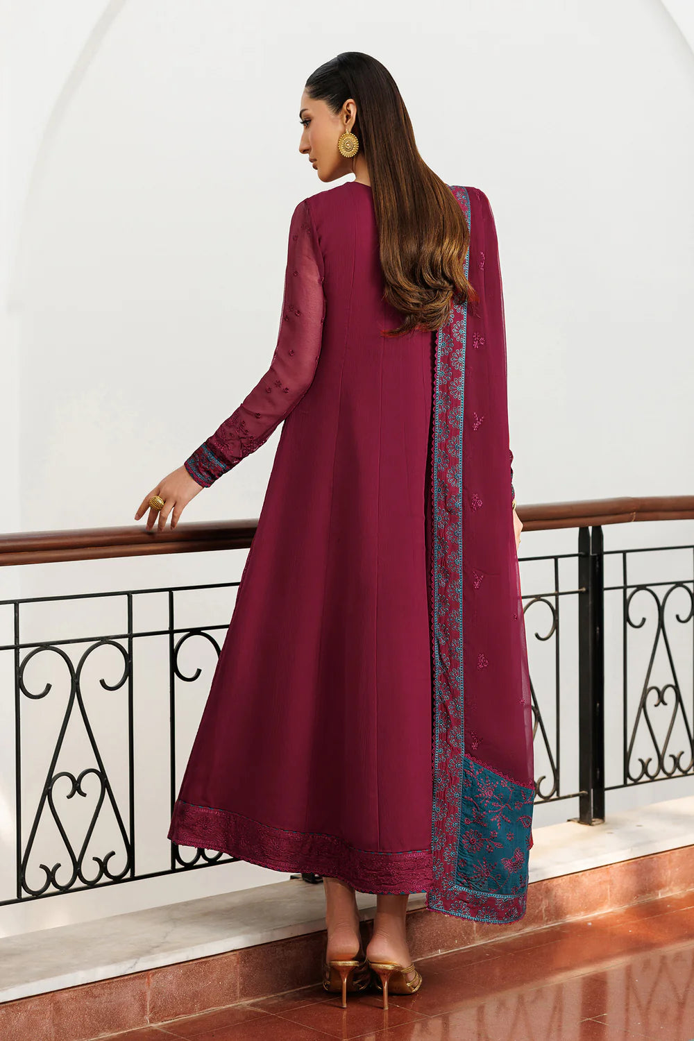 Zarif Formals Nourah Unstitched Collection | MAHAL 04