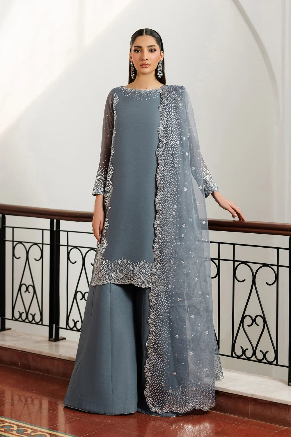 Zarif Formals Nourah Unstitched Collection | ZARMINA 05