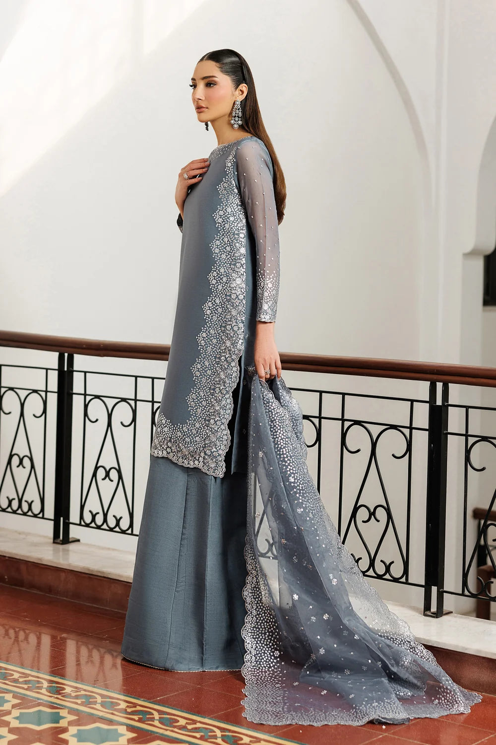 Zarif Formals Nourah Unstitched Collection | ZARMINA 05