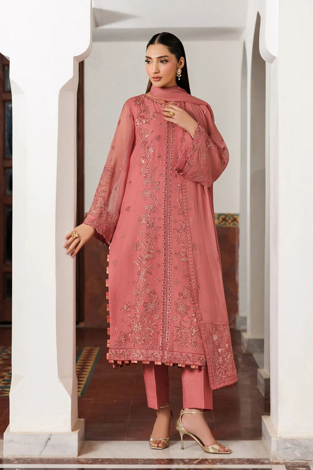 Zarif Formals Nourah Unstitched Collection | ANGORA 06