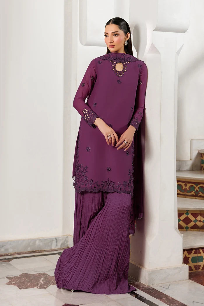 Zarif Formals Nourah Unstitched Collection | WADHAI 08