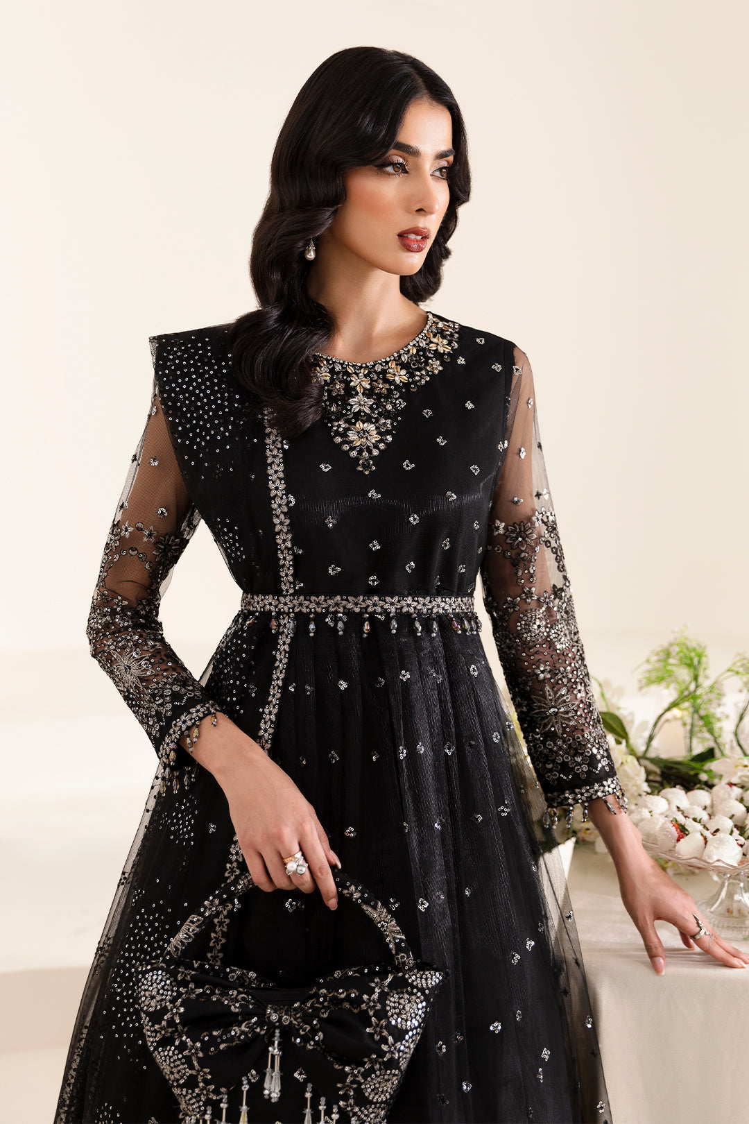 Alizeh Reena Handicrafted Unstitched Luxury Chiffon Formal | Lucent