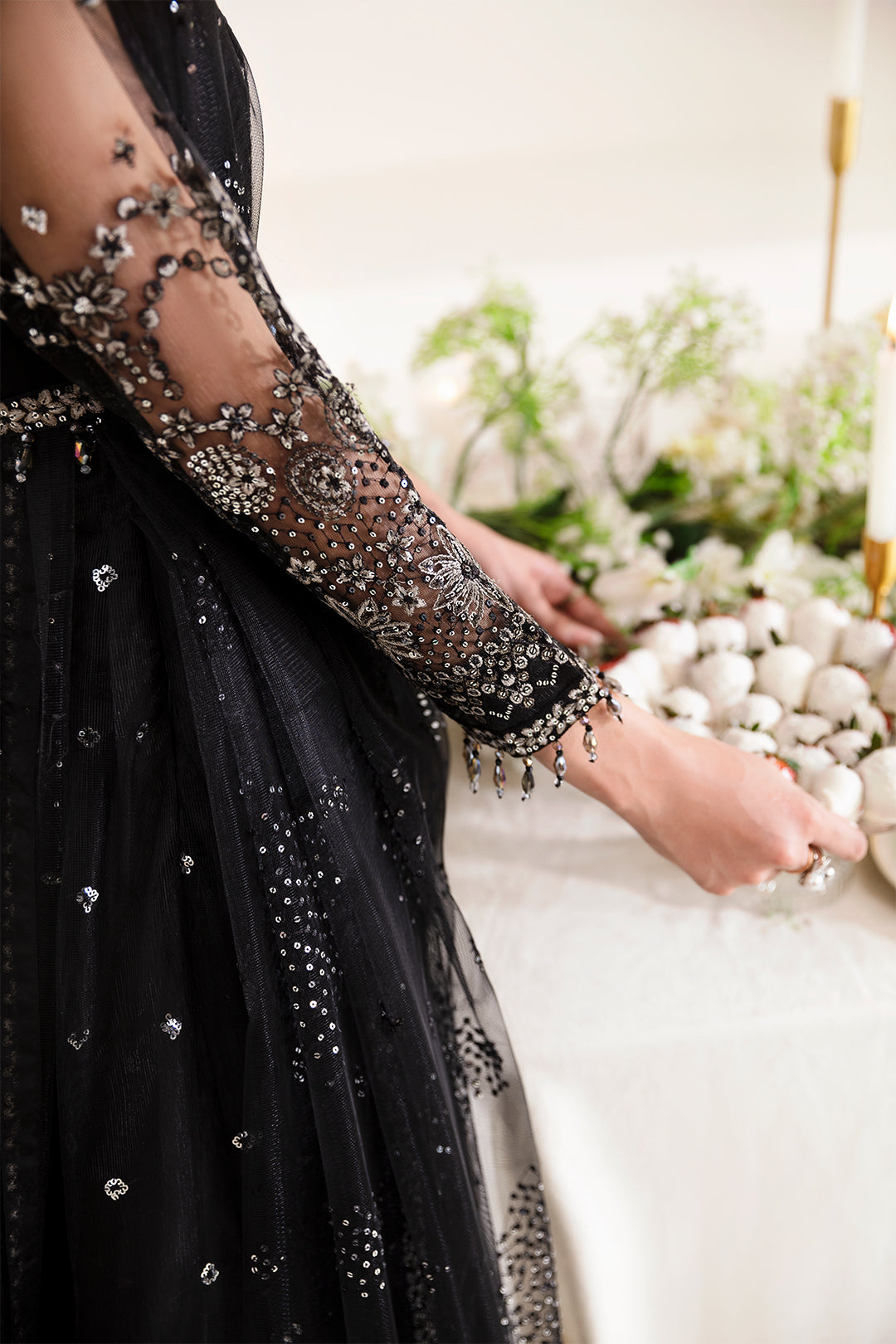 Alizeh Reena Handicrafted Unstitched Luxury Chiffon Formal | Lucent