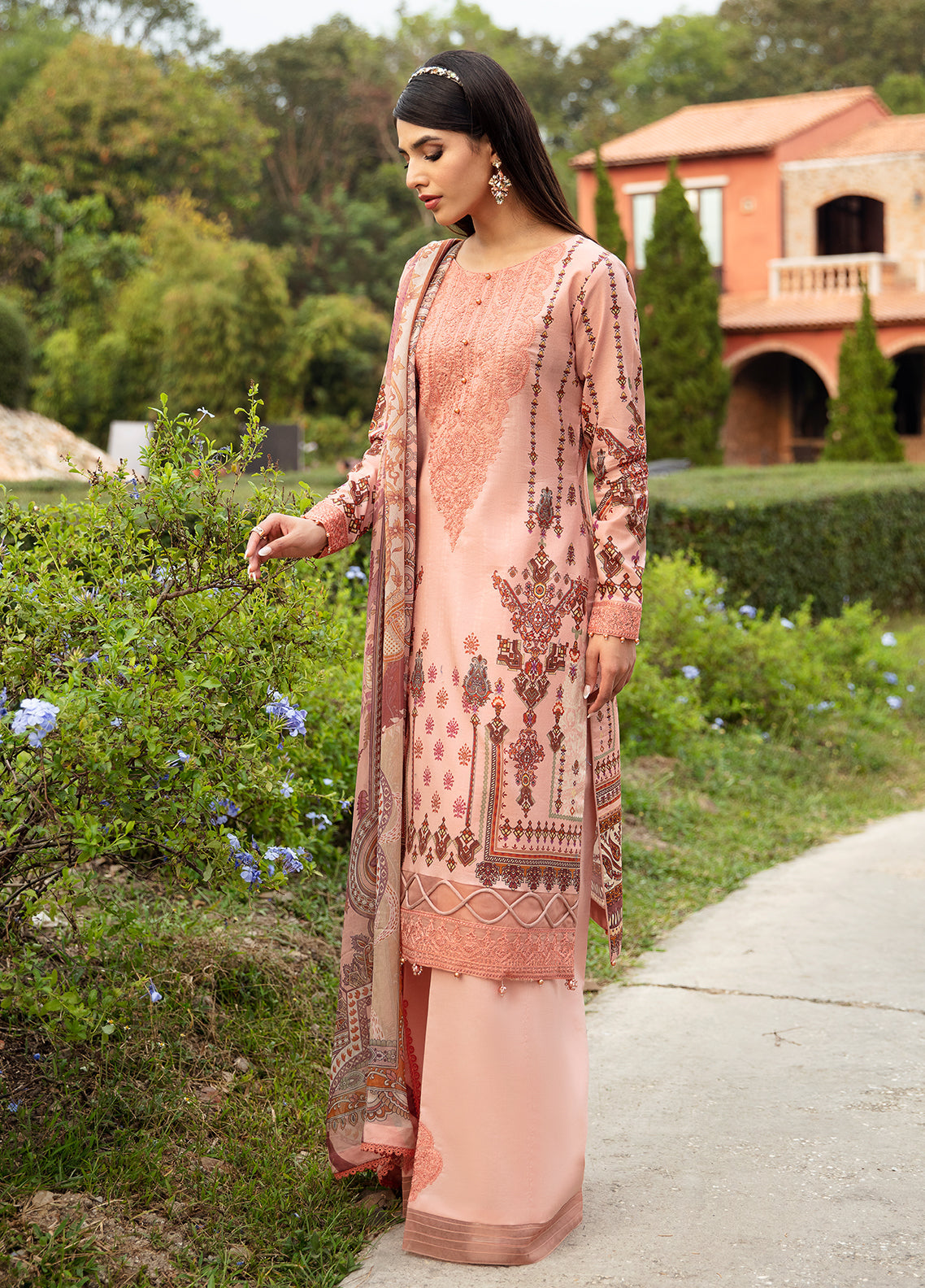 Gulaal lawn Collection 2024 | Spring Time Ballet - HESTIA - Mirha Fashion