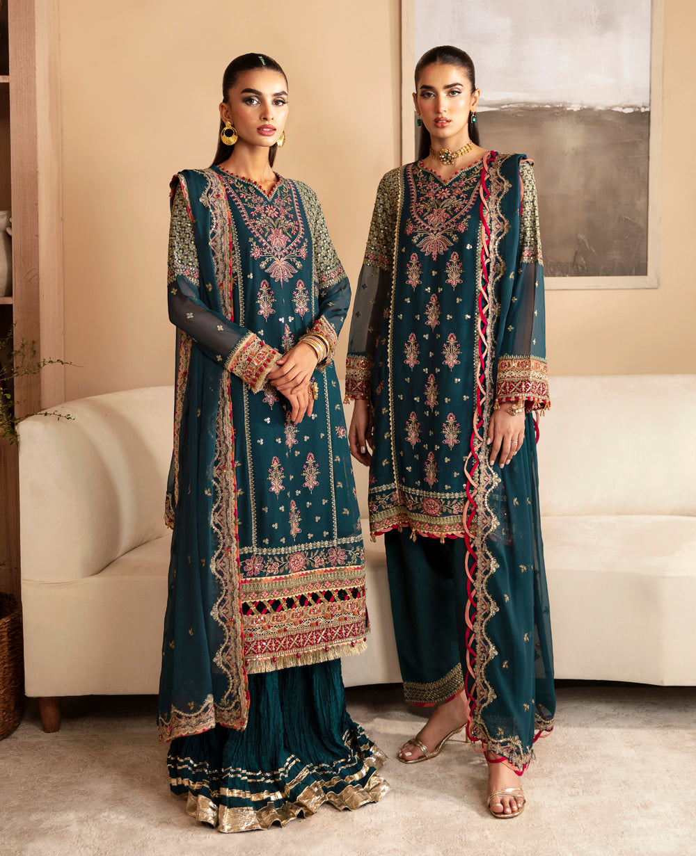 Xenia Unstitched Luxury Chiffon - NEHMAT