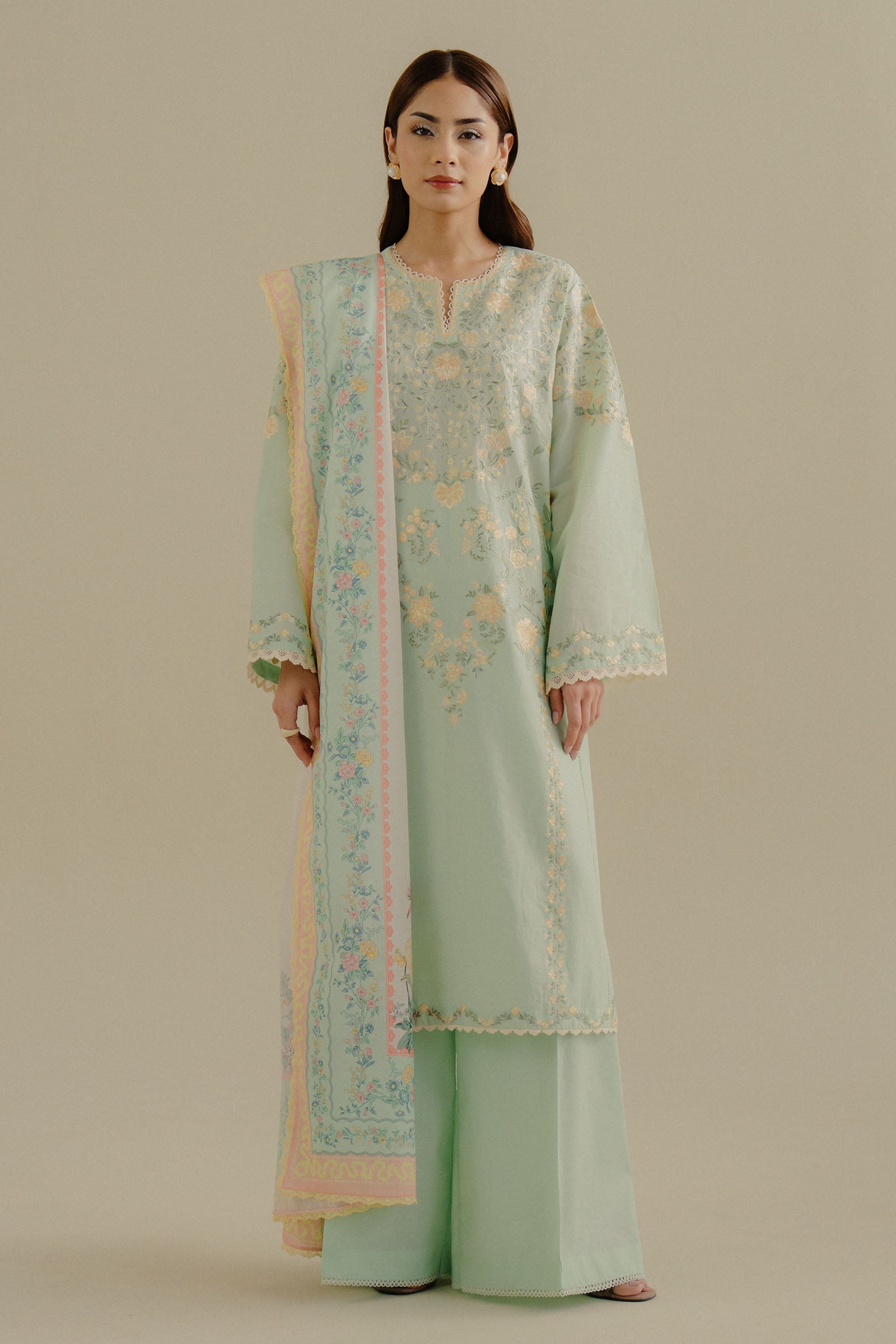 Coco Lawn Drop 2 Embroidered Eid Collection 2025 | Velin-7A