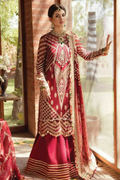 Ayzel Sangat Chiffon Embroidered Suit | D-01 | Shajar - Mirha Fashion