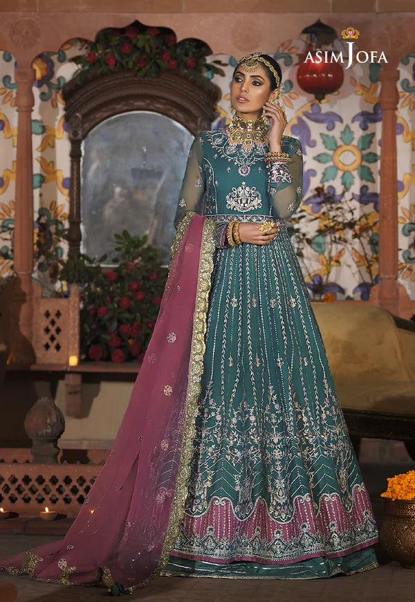 Asim Jofa Rasum Embroidered Wedding Collection 2022 | AJR-18 - Mirha Fashion