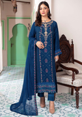 Agha Noor Shehnai Chiffon Ready to Wear Handwork Collection 25 | Blue