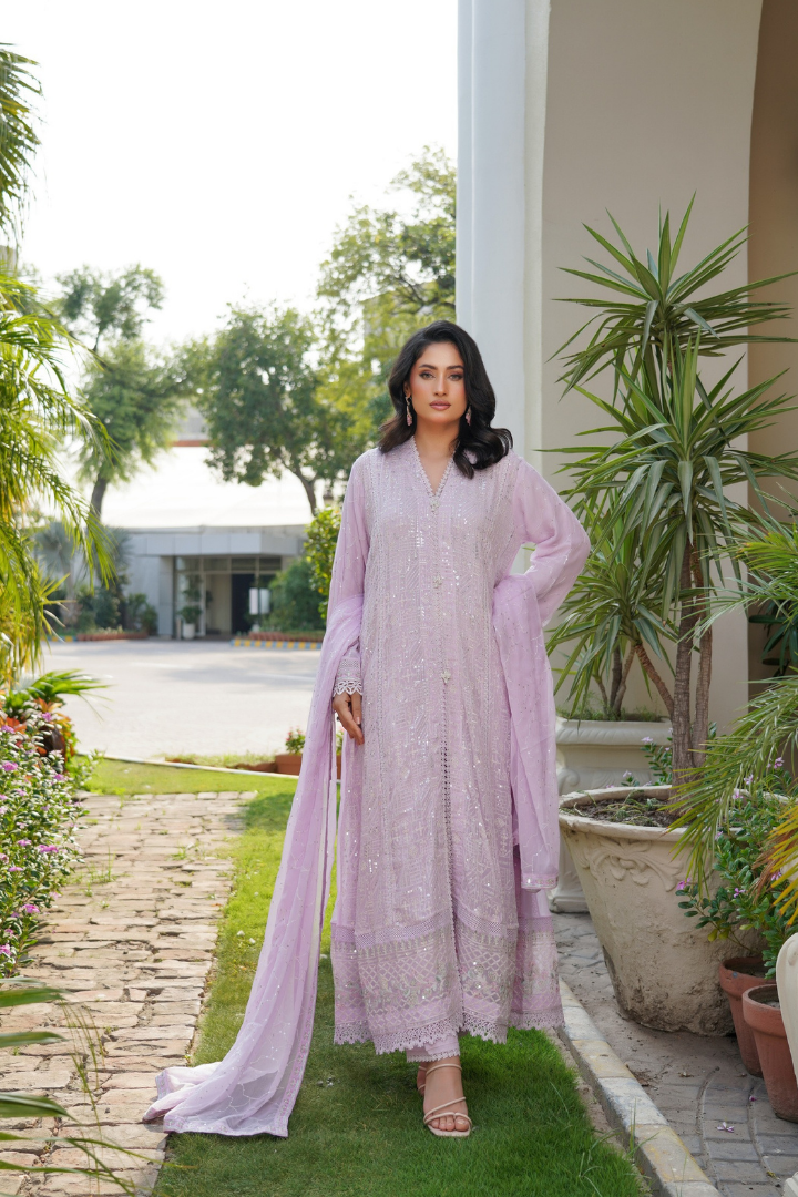Agha Noor Luxury Gowns Afsanay Ready to Wear Collection | Lavender