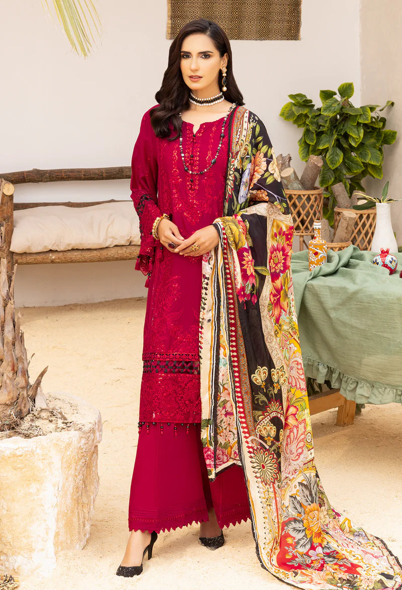 Adan's Libas Unstitched Lawn 2023 | Muzayyan - Mirha Fashion