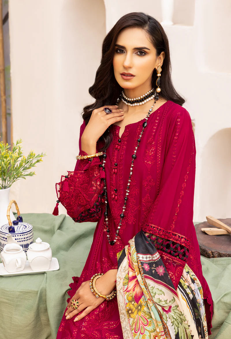 Adan's Libas Unstitched Lawn 2023 | Muzayyan - Mirha Fashion