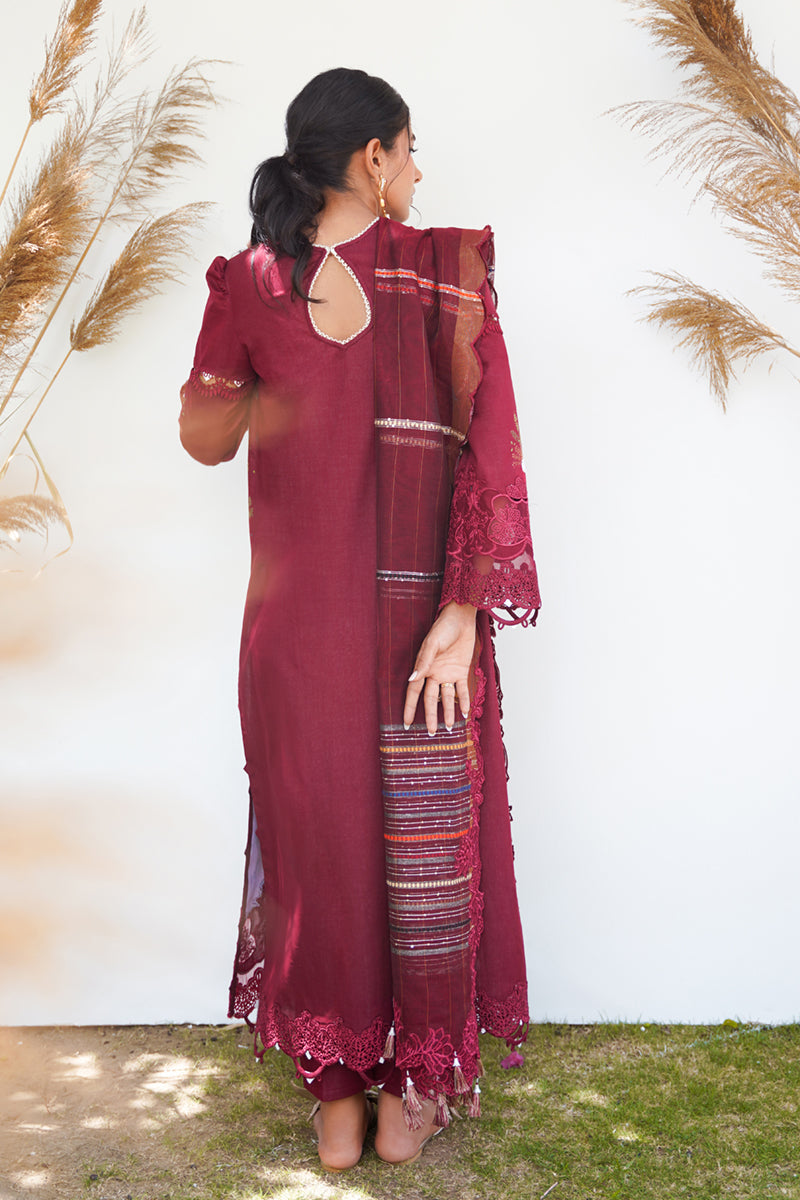 Qlinekari Lawn Collection 2023 By Qalamkari | Ruby - Mirha Fashion
