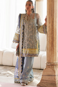 Zaha Gossamer Wedding Festive 2025 3 PCS Unstitched Collection | NILOFAR-E-SHAAM ZC 25-04