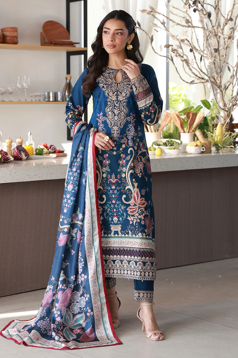 Gulaal Lawn Collection Volume-1 Unstitched Collection 2026 | D10 ONYXA - Mirha Fashion
