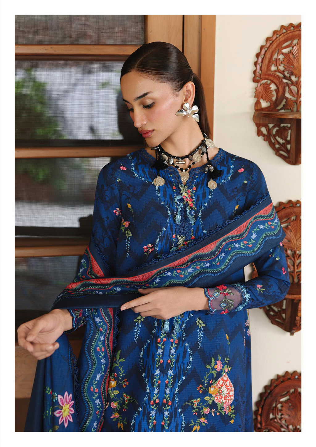 Qalamkar Qprints Winter 3PCS Unstitched Collection 2025 QW 02 B | Silas