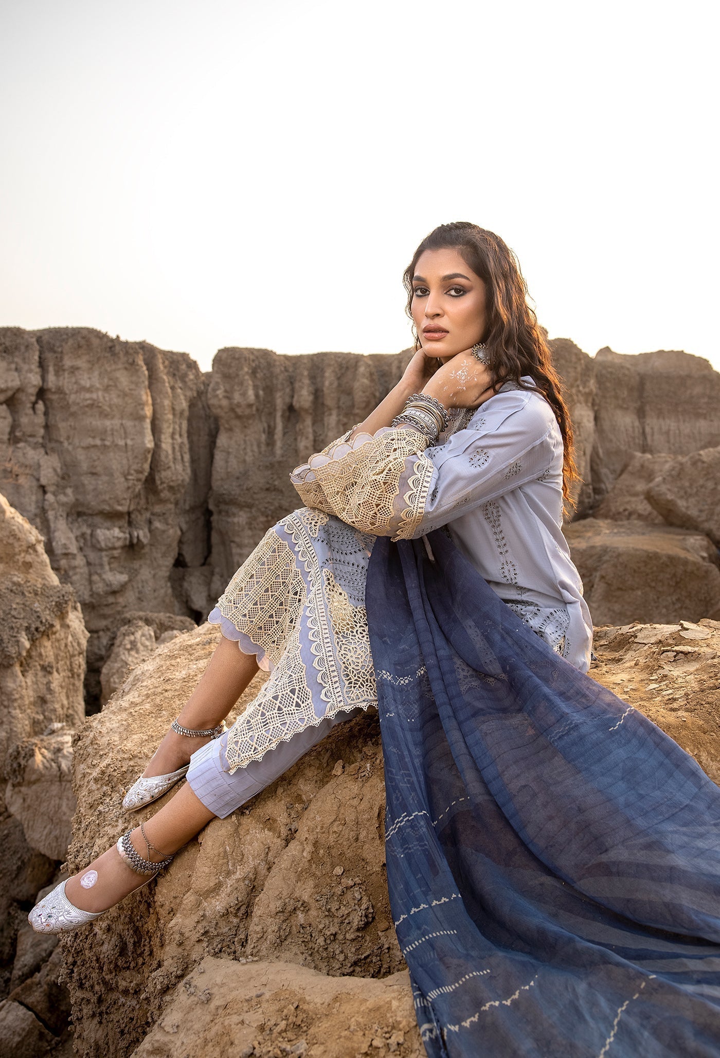 Adan Libaas Lawn By Hafsa Zia ADL101 -5526 - Mirha Fashion
