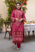 Shaanse Khuwab Vol-2 Ready To Wear Emb Cotton Collection 2026 | Red - Mirha Fashion