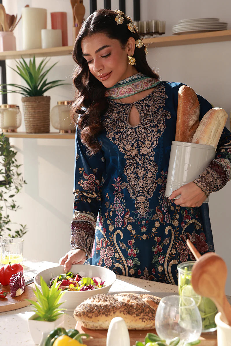 Gulaal Lawn Collection Volume-1 Unstitched Collection 2026 | D10 ONYXA - Mirha Fashion