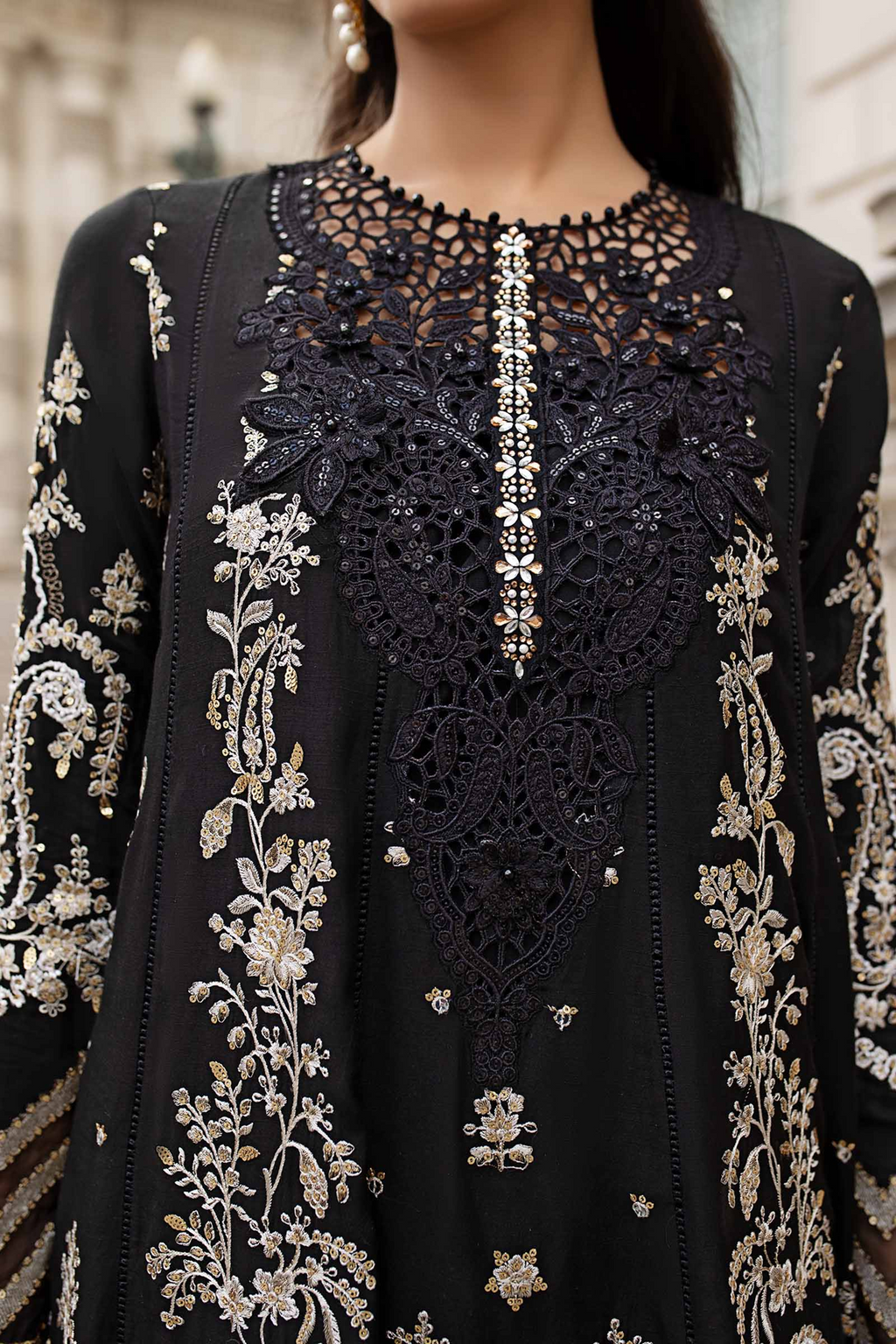 Maria B Soiree 3PCS Unstitched Formals V-01 2025 | D3