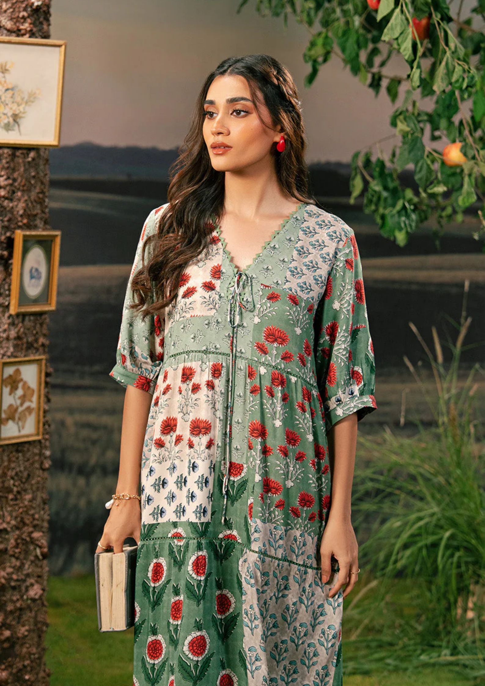 Maria B. MBasic Fall 2025 Collection – 3 Piece Unstitched Suit | 02B
