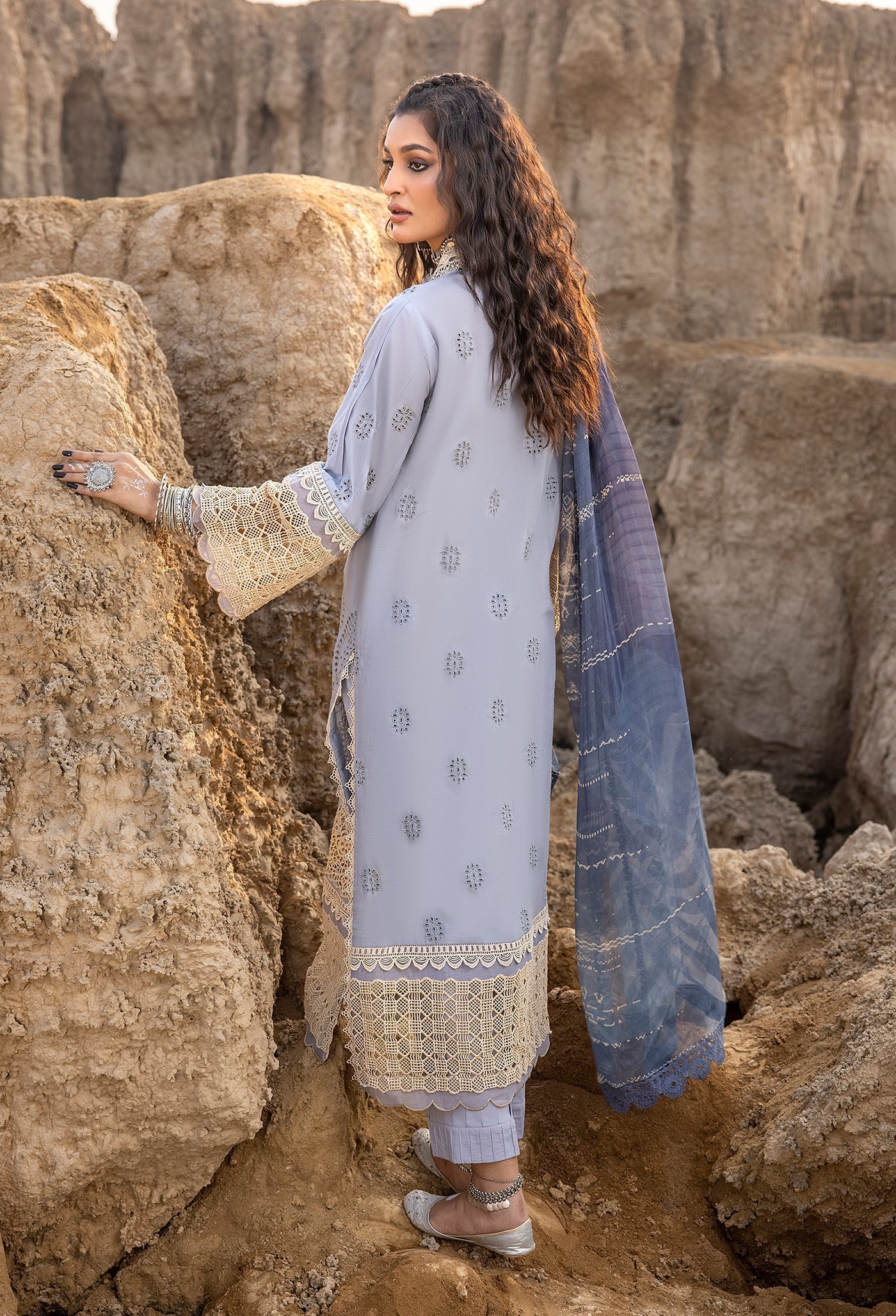 Adan Libaas Lawn By Hafsa Zia ADL101 -5526 - Mirha Fashion