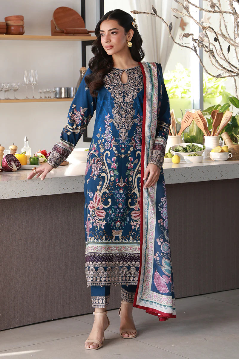 Gulaal Lawn Collection Volume-1 Unstitched Collection 2026 | D10 ONYXA - Mirha Fashion
