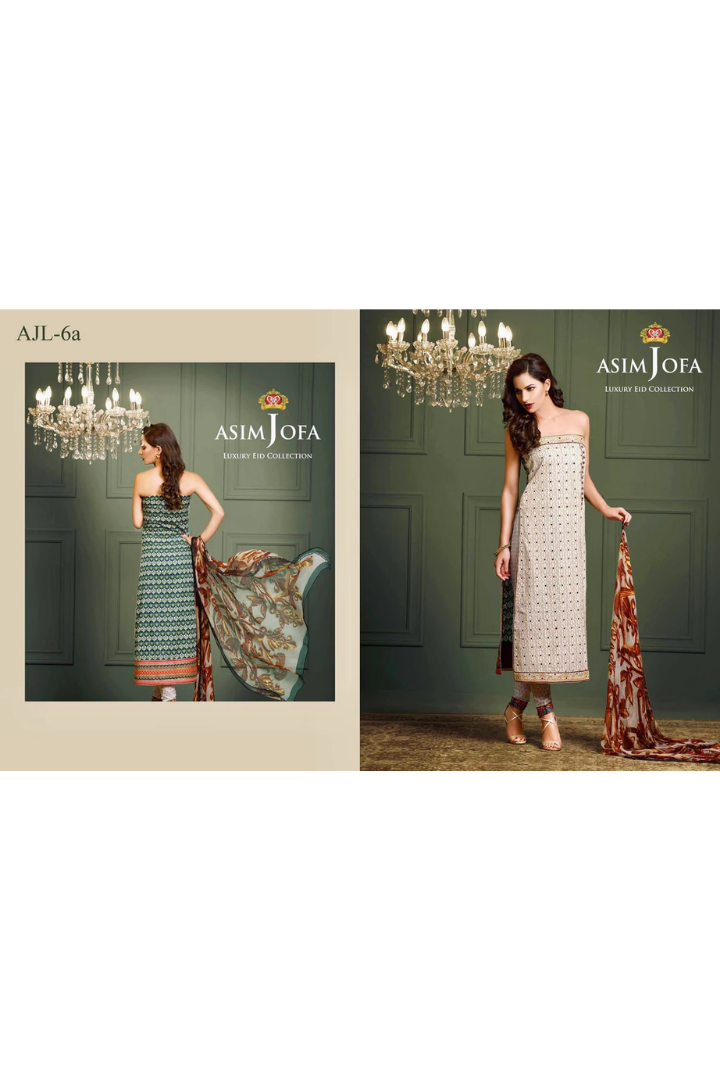 Asim Jofa Eid edit Ready to Wear | AJL 6A - Mirha Fashion