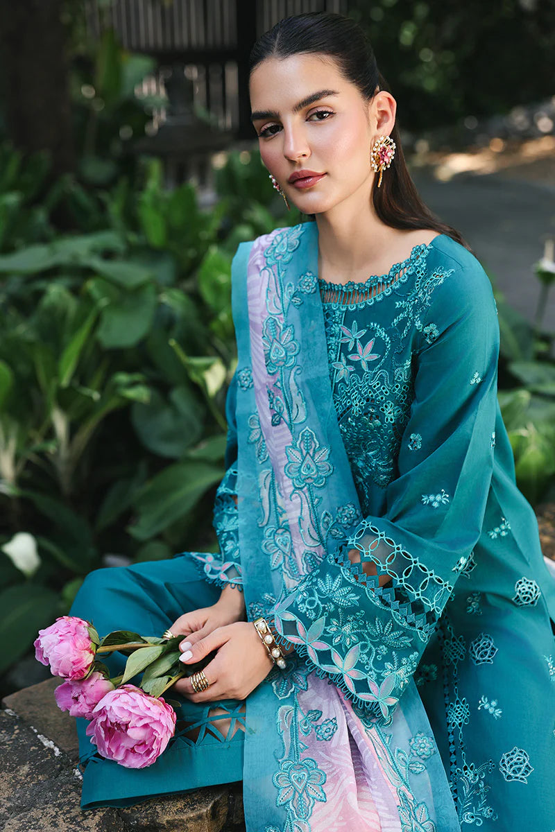 Qalamakar Qline Lawn Drop 1 Unstitched Collection 2026 | SAPPHIRE - Mirha Fashion
