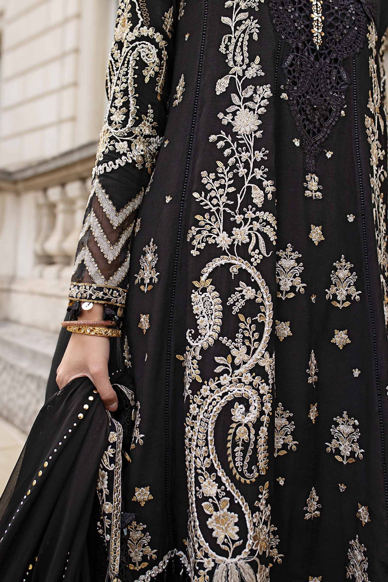Maria B Soiree 3PCS Unstitched Formals V-01 2025 | D3