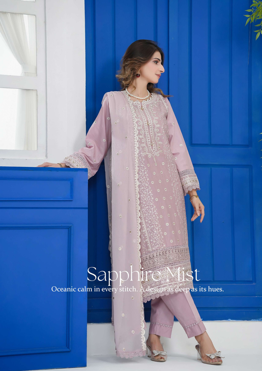 Agha Noor Cotton Ready To Wear Collection Khushi | Tea Pink