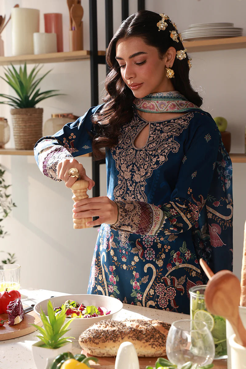 Gulaal Lawn Collection Volume-1 Unstitched Collection 2026 | D10 ONYXA - Mirha Fashion