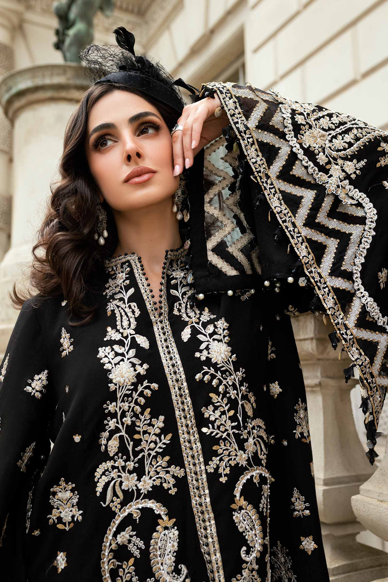Maria B Soiree 3PCS Unstitched Formals V-01 2025 | D3