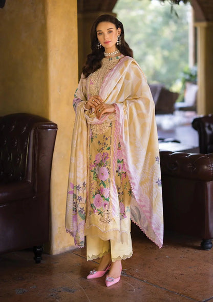 Elaf Print Chikankari Lawn Collection 2024 | Twinkle | ECT-4A