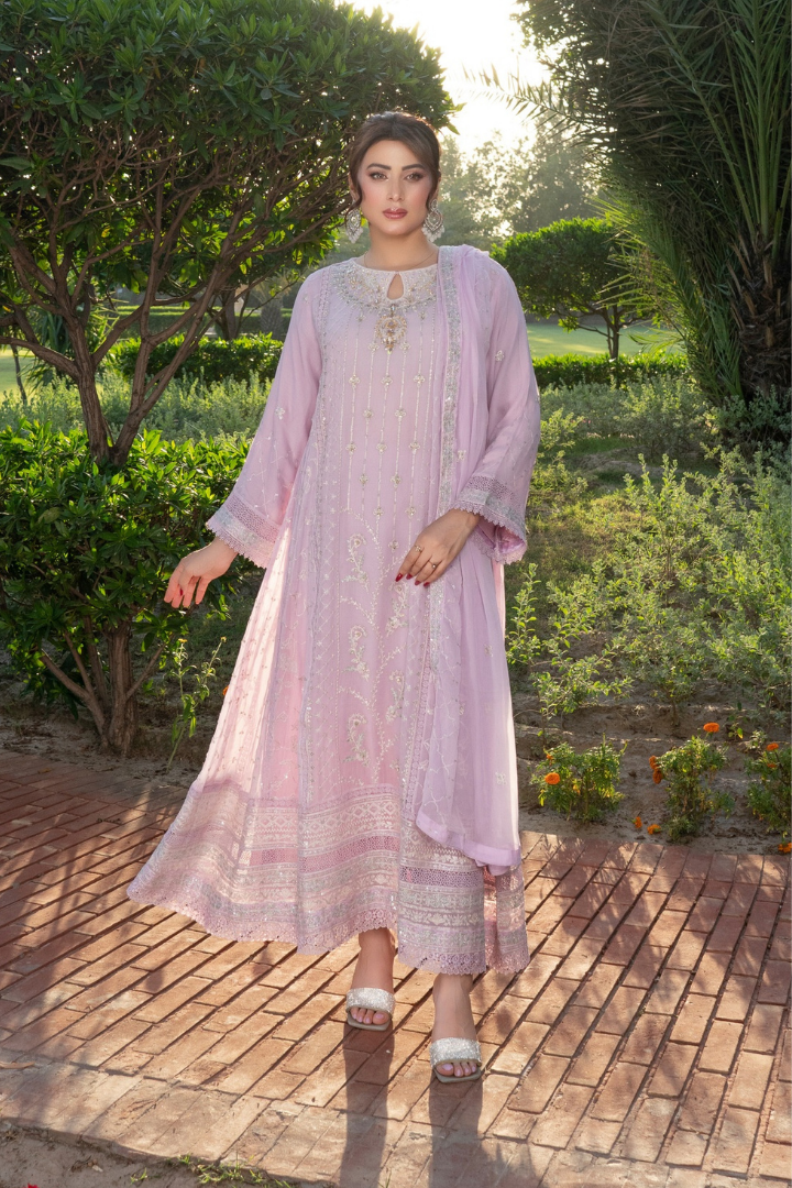 Agha Noor Luxury Gowns Rimjhim Vol-05 Ready to Wear Collection | Purple - Mirha Fashion