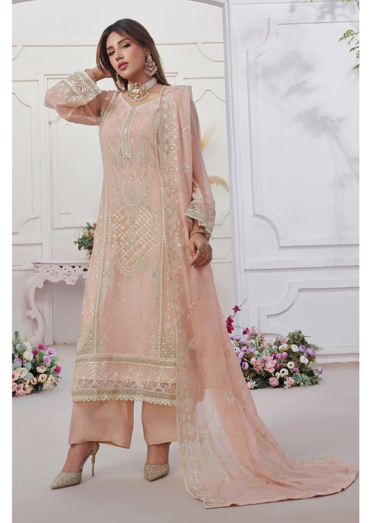 Soghat Creation chiffon  | Florum Design 03